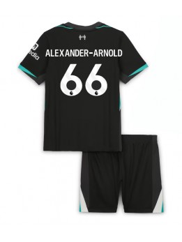 Billige Liverpool Alexander-Arnold #66 Bortedraktsett Barn 2024-25 Kortermet (+ Korte bukser)